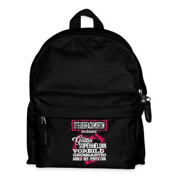 STEUERFACHWIRTIN - duden - Kinder Rucksack - Schwarz - Vorne