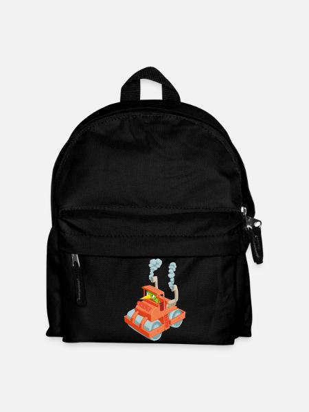 DampfRaupe - Kinder Rucksack - Schwarz