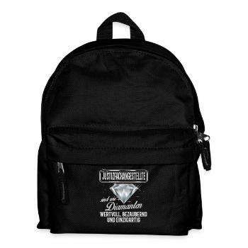 JUSTIZFACHANGESTELLTE-DM - Kinder Rucksack - Schwarz - Vorne