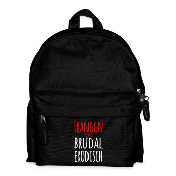 brudal erodisch - Kinder Rucksack - Schwarz - Vorne