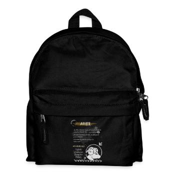 SIGN ARIES - Kinder Rucksack - Schwarz - Vorne