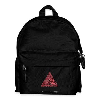 Abstract design the protective roof of the home - Kids' Backpack - black - Front