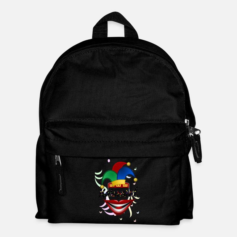 Karneval - Kinder Rucksack - Schwarz