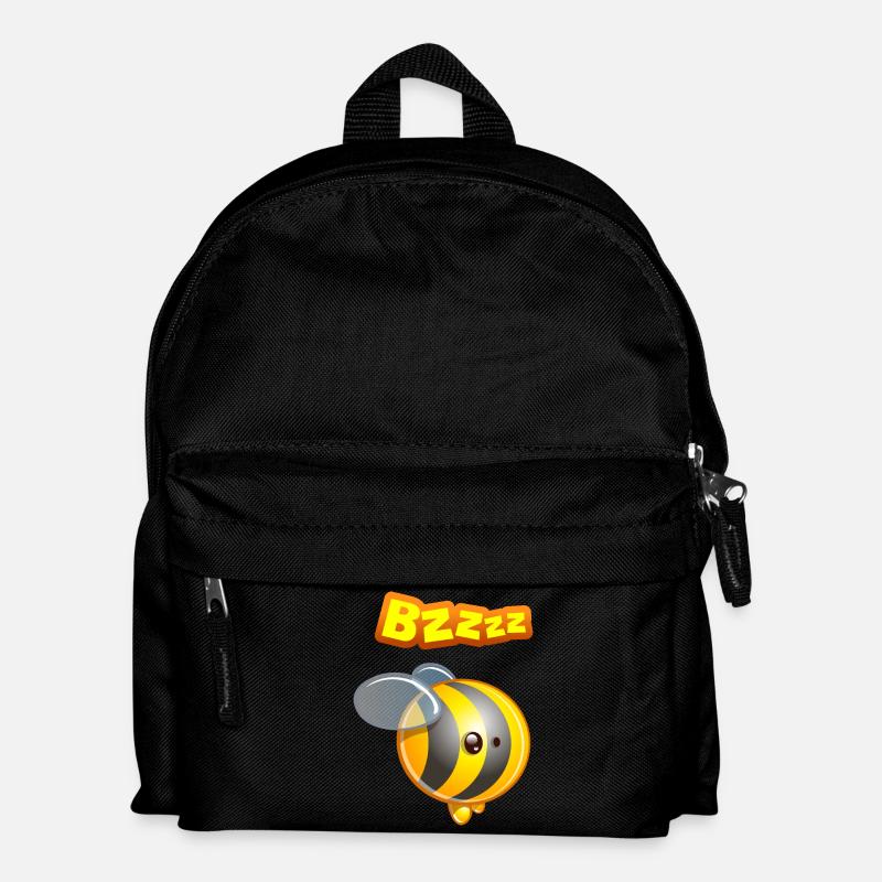 kawaii bee png - Kinder Rucksack - Schwarz