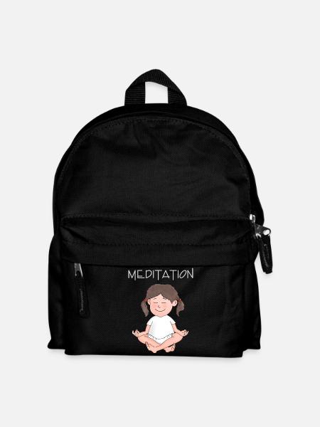 Serenity - calm - self-confidence - Kids' Backpack - black