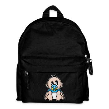 baby boy, pregnancy - Kids' Backpack - black - Front