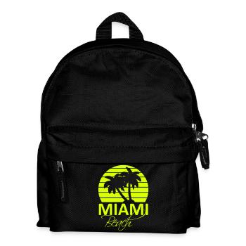 miami beach - Kids' Backpack - black - Front
