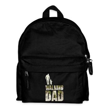 The walking dad - Kids' Backpack - black - Front