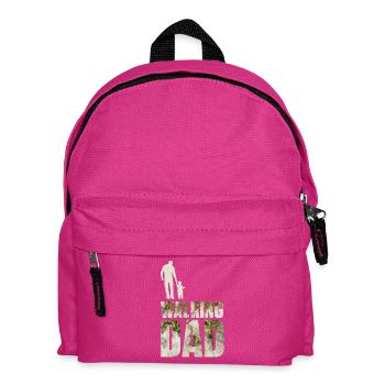 The walking dad - Kids' Backpack - fuchsia - Front