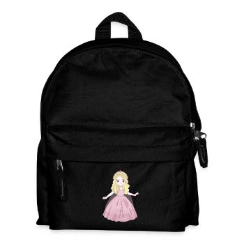 Prinzessin - Kinder Rucksack - Schwarz - Vorne