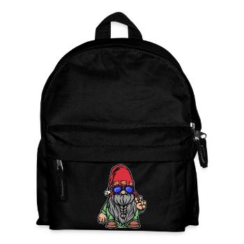 Bartfrisur Bart Bartwuchs Männlichkeit Bartträger - Kinder Rucksack - Schwarz - Vorne