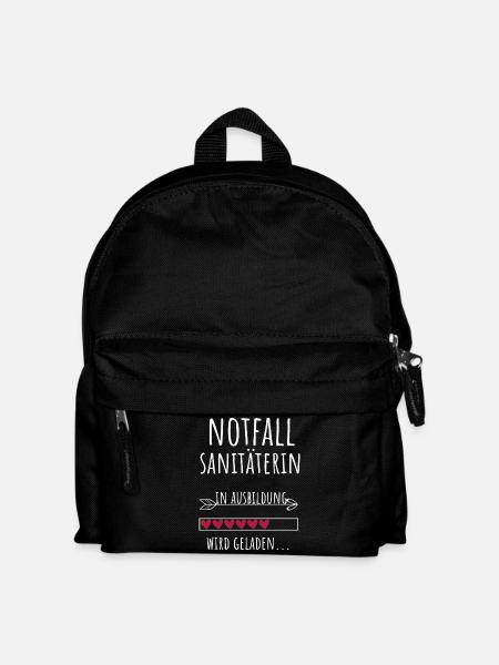 Notfallsanitäterin in Ausbildung Geschenk - Kinder Rucksack - Schwarz