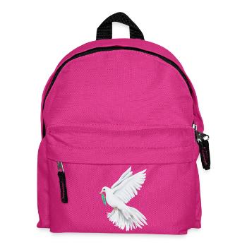 Friedenstaube Friedenssymbol - Sonja Ariel - Kinder Rucksack - Fuchsia - Vorne