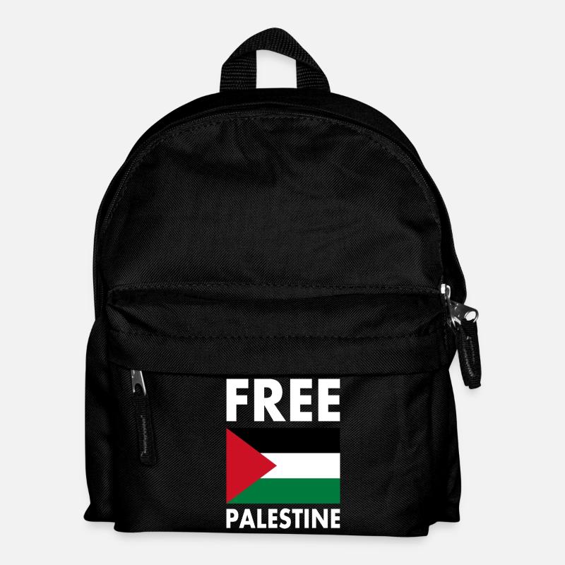Free palestine - Kids' Backpack - black
