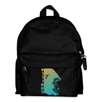 Gorilla Face - Kids' Backpack - black - Front