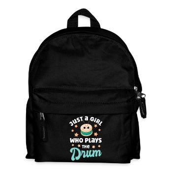 Drum Drum Player - Kids' Backpack - black - Front