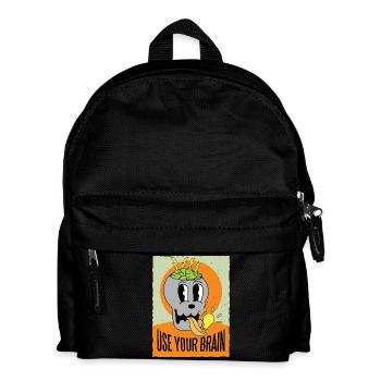 Utilisez votre cerveau - Sac à dos Enfant - noir - Devant