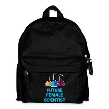 Future Female Scientist - Kids' Backpack - black - Front