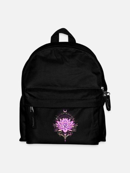 Lotus Lotus Fleur Om Symbole - Sac à dos Enfant - noir