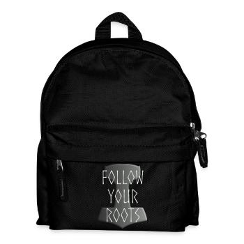 Mjölnir Donar Hammer Thor - Follow your Roots grey - Kids' Backpack - black - Front