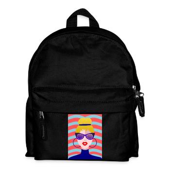 FEMME. FILLE. ADOLESCENT. JOURNEE DE LA FEMME - Sac à dos Enfant - noir - Devant