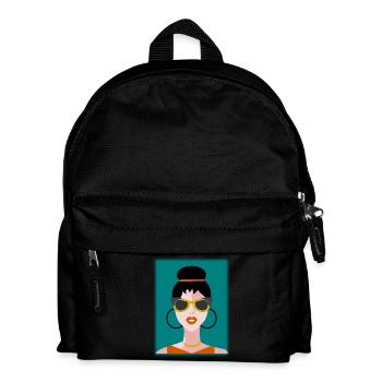 FEMME. FILLE. ADOLESCENT. JOURNEE DE LA FEMME - Sac à dos Enfant - noir - Devant