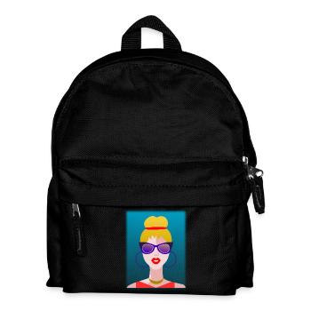 FEMME. FILLE. ADOLESCENT. JOURNEE DE LA FEMME - Sac à dos Enfant - noir - Devant