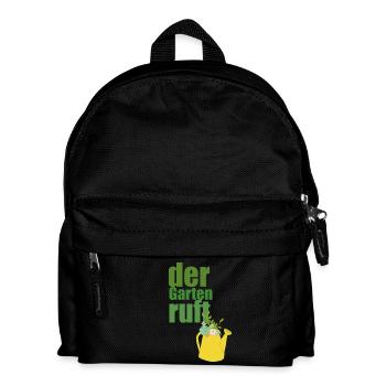 der garten ruft - Kinder Rucksack - Schwarz - Vorne
