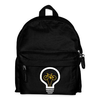 Vélo à Bombilla : Idée verte - Sac à dos Enfant - noir - Devant