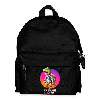 Drachen Schüler - Kinder Rucksack - Schwarz - Vorne