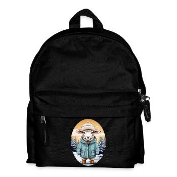 Mouton doux - Sac à dos Enfant - noir - Devant
