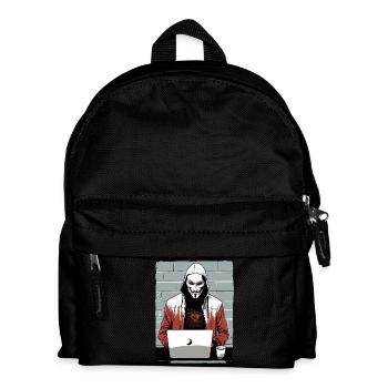 Anonymous Hacker - Kinder Rucksack - Schwarz - Vorne