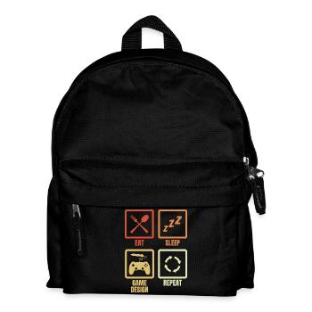 Game Designer Schedule - Kids' Backpack - black - Front
