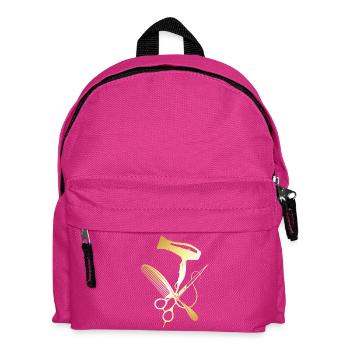 Friseur, Friseur, Friseur - Kinder Rucksack - Fuchsia - Vorne