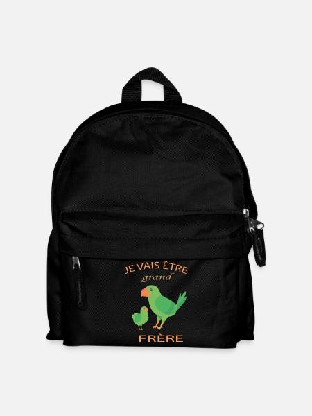 Kind, ich werde Big Brother 2024 sein Kündige groß an - Kinder Rucksack - Schwarz