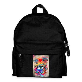 The earth is dripping - Kids' Backpack - black - Front