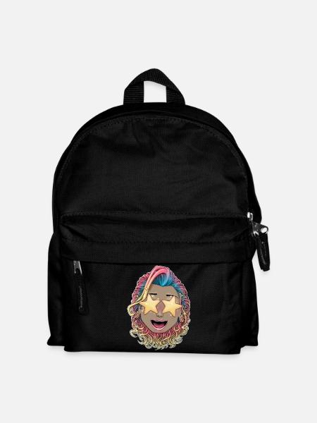 Vibrant Starry Eyed Celebration - Kids' Backpack - black