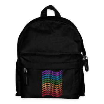 Lgbt. Embrace diversity - Kids' Backpack - black - Front