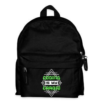 Developer Statement Code Scripting Web Developer - Kids' Backpack - black - Front