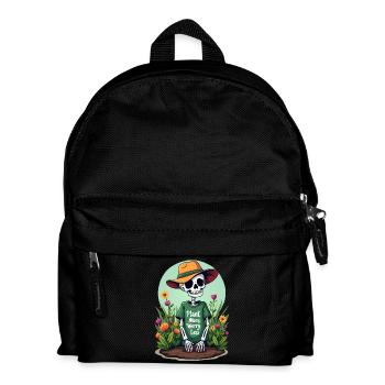 PLANT MORE WORRY LESS - Kids' Backpack - black - Front