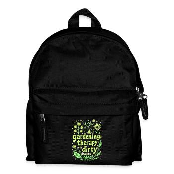 GARDENING: THERAPY WITH DIRTY HANDS - Kids' Backpack - black - Front