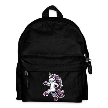 Einhorn Tanz rosa - Kinder Rucksack - Schwarz - Vorne