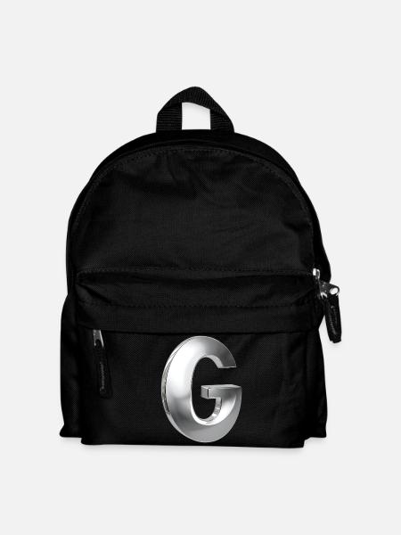 Chrome ,, G " Metallic - Kids' Backpack - black