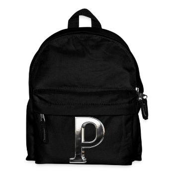 Chrome ,, P " Métallisé - Sac à dos Enfant - noir - Devant