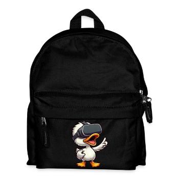 VR Duck Gamer Gamer Computer Nerd - Kids' Backpack - black - Front