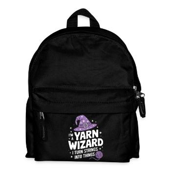 Libérez votre créativité avec la laine - Sac à dos Enfant - noir - Devant