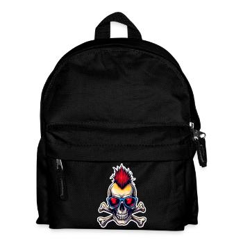 Punked - Kinder Rucksack - Schwarz - Vorne