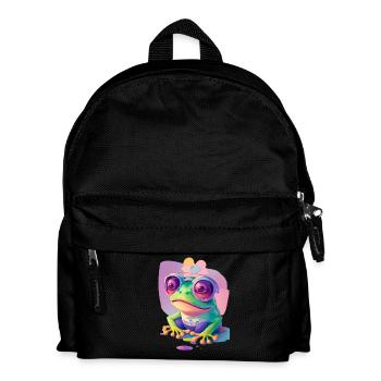 crazy Frog - Kinder Rucksack - Schwarz - Vorne