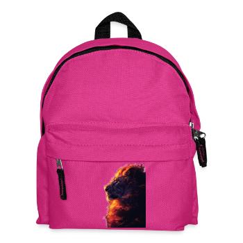 Lion - Kids' Backpack - fuchsia - Front