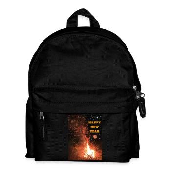 Happy New Year! I wish you a Happy New Year! - Kinder Rucksack - Schwarz - Vorne